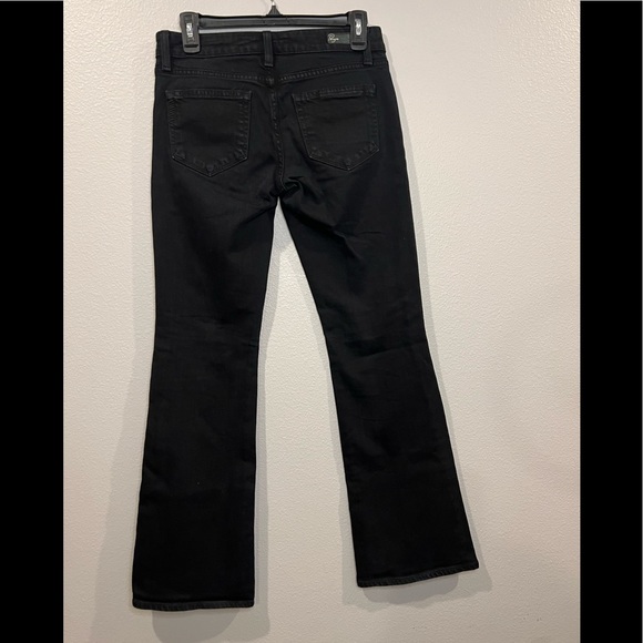 Paige lowrise flare laurel canyon black jeans - Picture 2 of 14